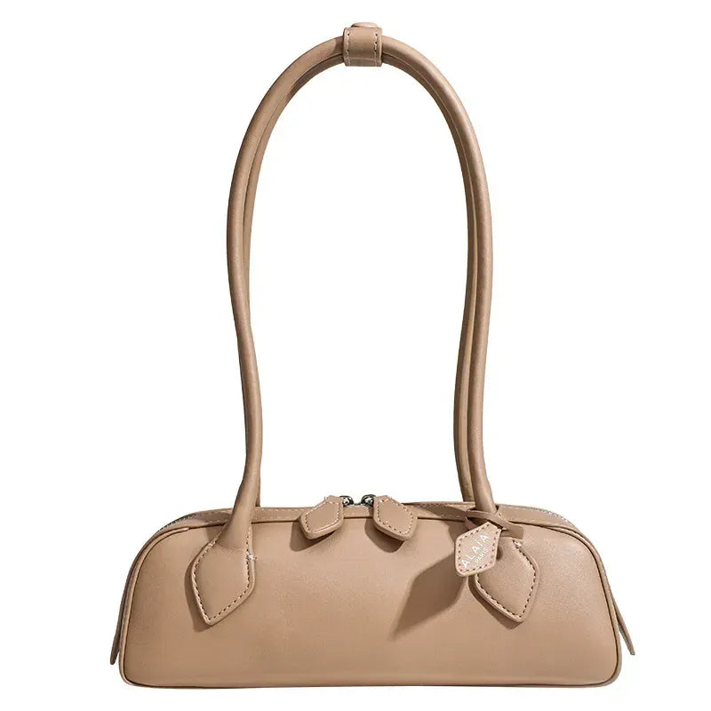 Celvera Tas Dames - Schoudertas met Hoge Boog en Bladdetail | Chique