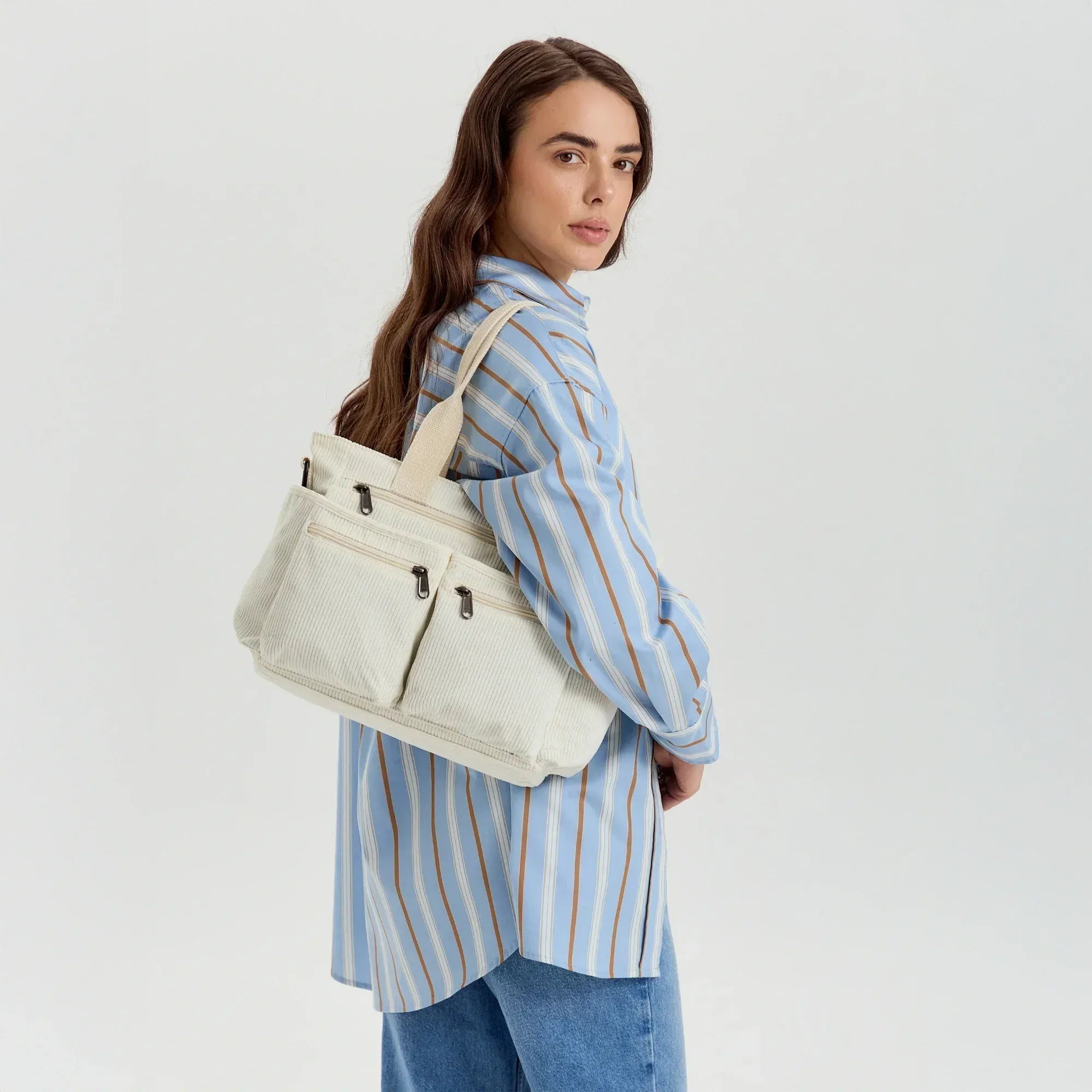 Celvera Crossbody Tas Dames | Corduroy | Ruim & Praktisch Design