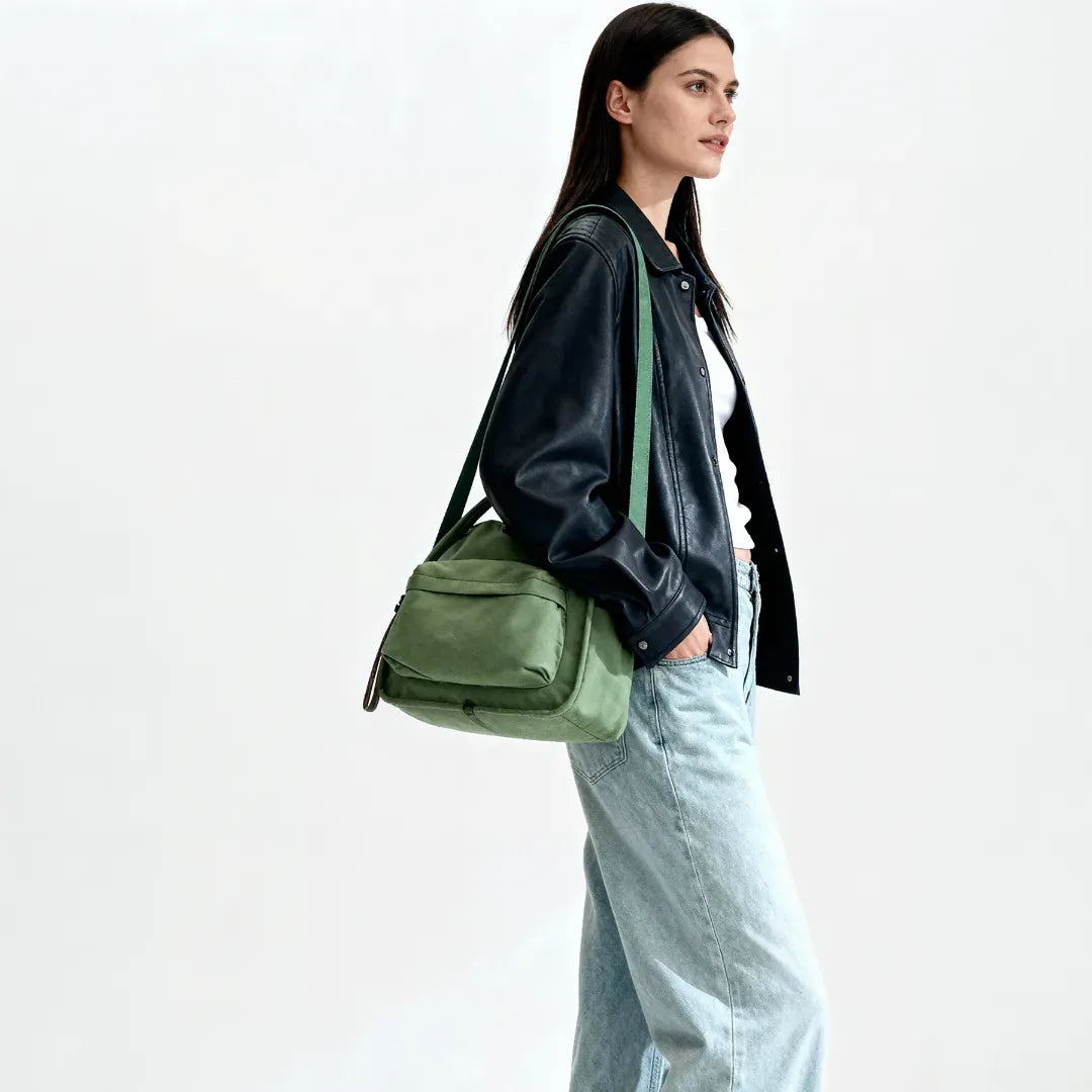 Celvera Luxe Crossbody Tas | Nylon | Verstelbare Band & Veel Opbergruimte