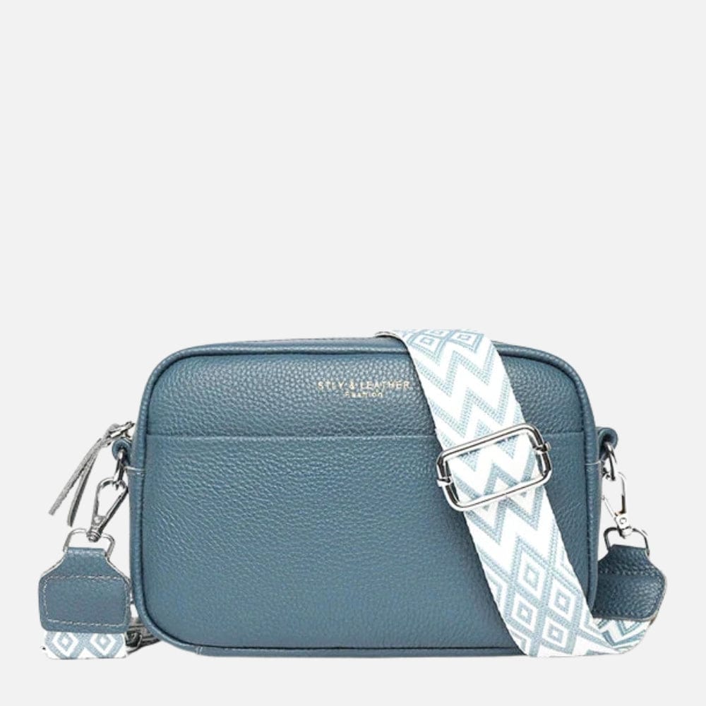 Celvera Trendy Crossbody Tas met Grafische Schouderband