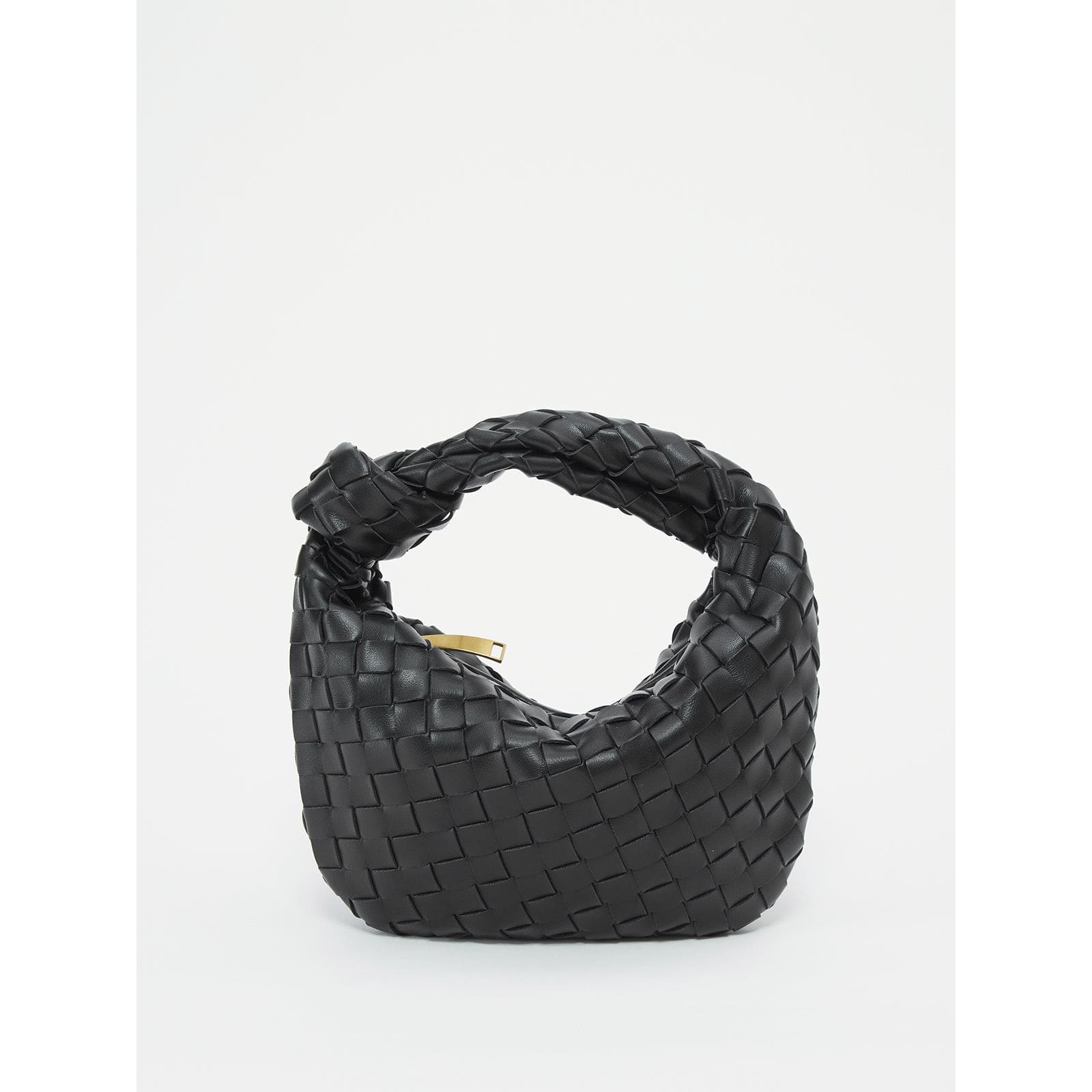 Celvera Tas Dames - Gevlochten Hobo met Knoophandvat en Rits | Trendy