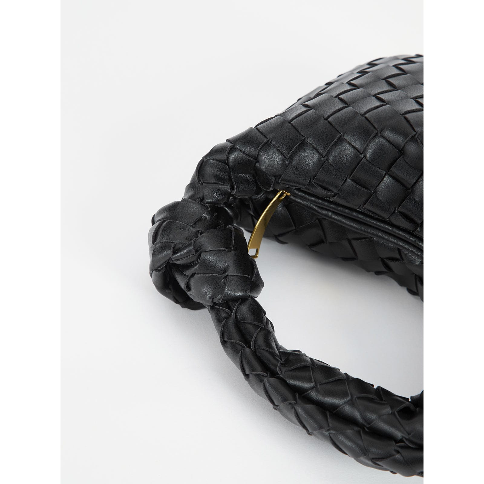 Celvera Tas Dames - Gevlochten Hobo met Knoophandvat en Rits | Trendy