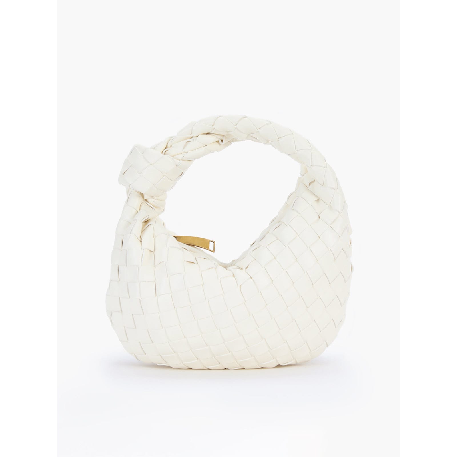 Celvera Tas Dames - Gevlochten Hobo met Knoophandvat en Rits | Trendy