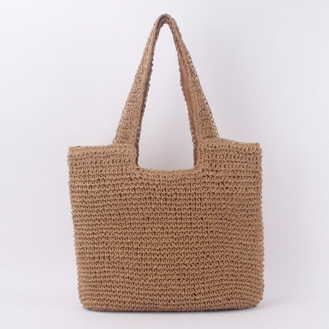 Celvera Gevlochten Tote Bag – Licht, Ruim & Zomers van Karakter