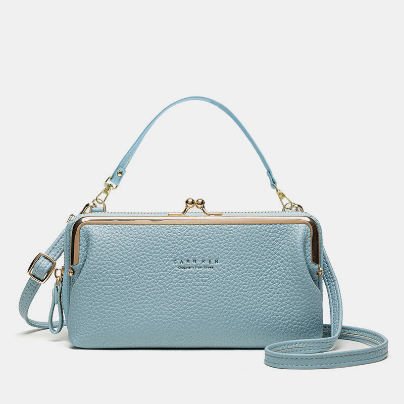 Trendy Crossbody Mobiele Tas – Ruim, Stijlvol en Veilig Sluitmechanisme