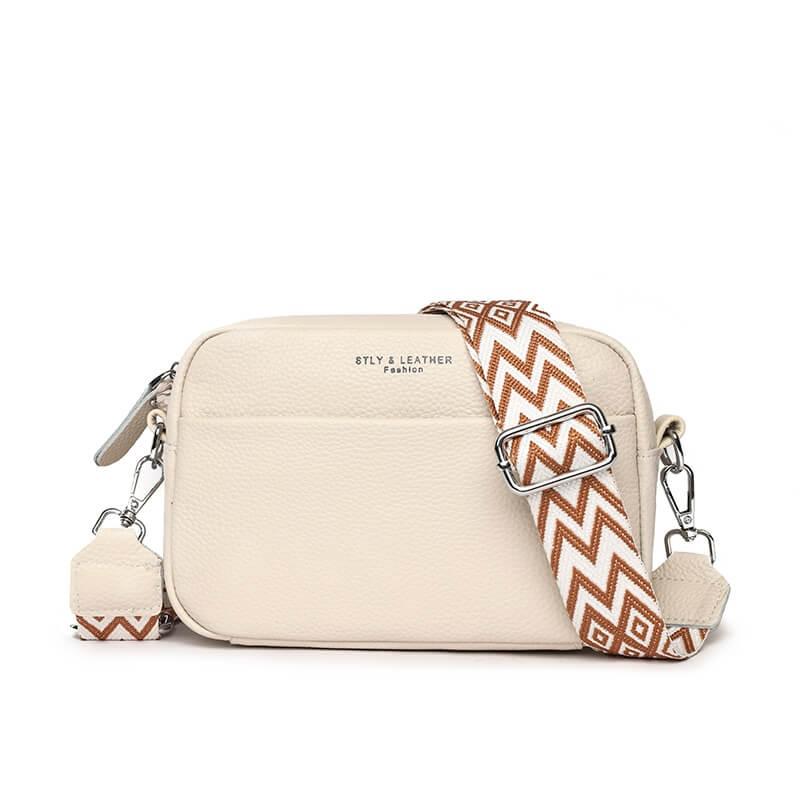 Celvera Crossbody tas van soepel leder met strak silhouet