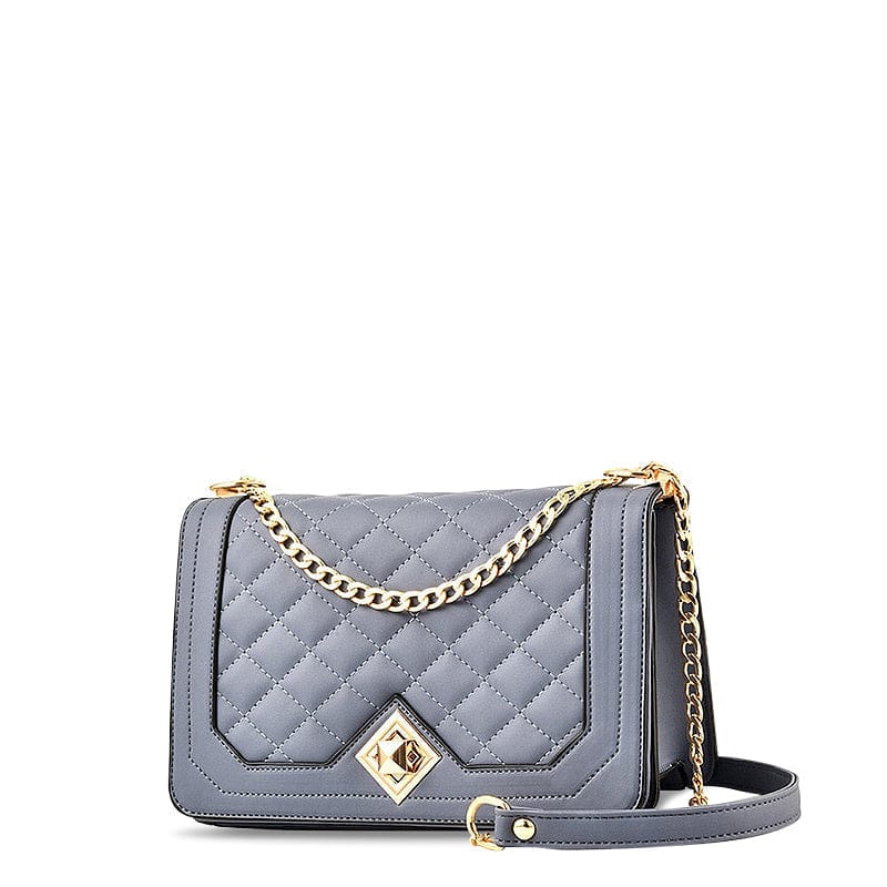 Celvera Trendy Crossbody Schoudertas met Diamantpatroon – Stijlvol & Compact