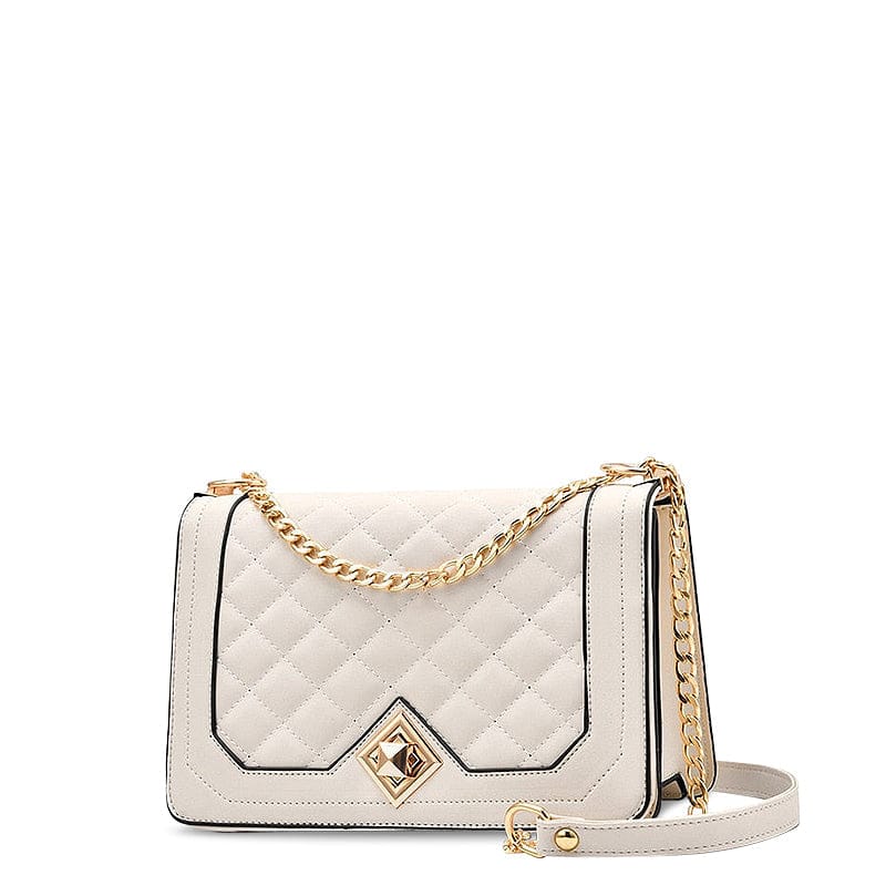 Celvera Trendy Crossbody Schoudertas met Diamantpatroon – Stijlvol & Compact