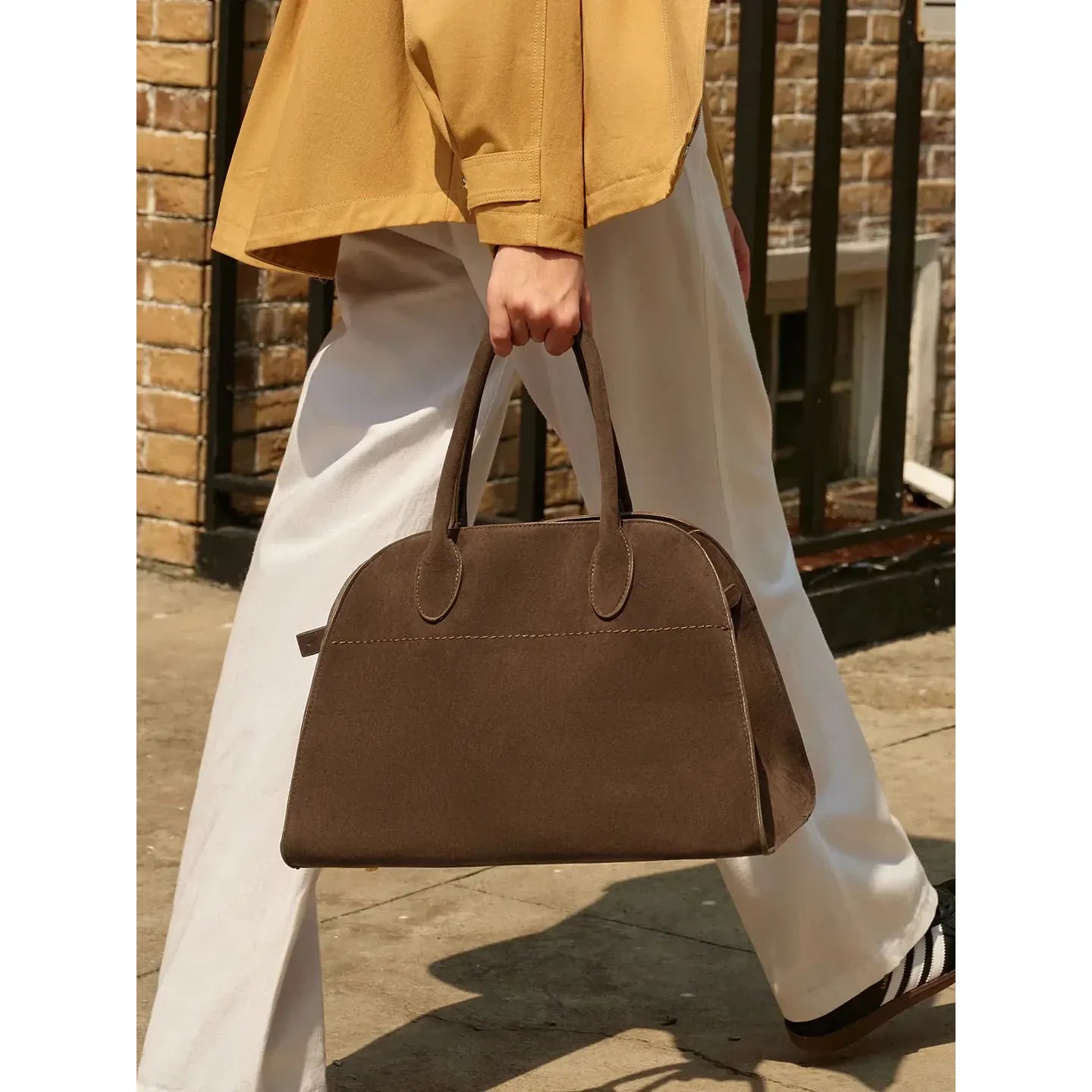 Celvera Tas Dames - Trapeziumvormige Handtas met Dubbele Rolhandvatten | Chic