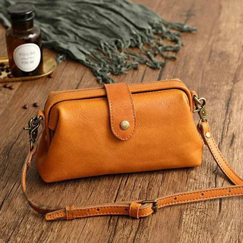 Celvera Tas Dames - Retro Crossbody met Drukknoop en Verstelbare Riem | Casual