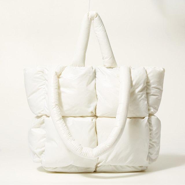 Celvera Tas Dames - Gewatteerde Tote met Gevuld Handvat en Puffer Panelen | Casual