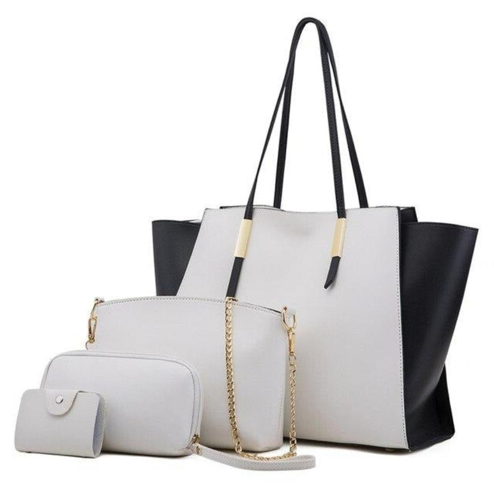 Celvera Tas Dames - 4-Delige Set met Shopper, Crossbody en Clutch | Chic
