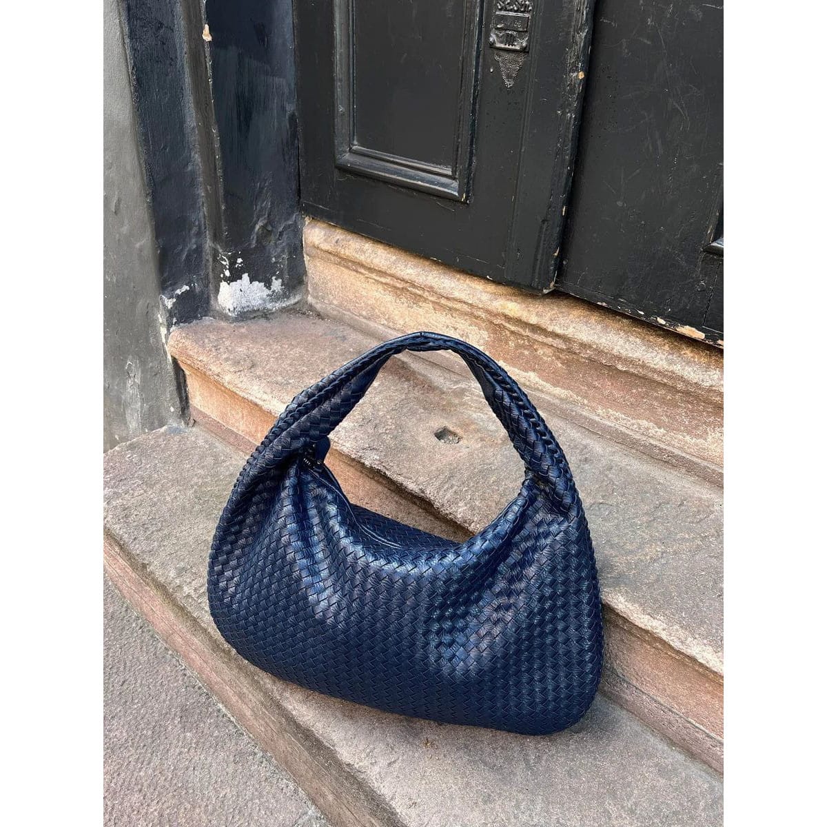Celvera Tas Dames - Grote Gevlochten Hobo met Gevlochten Handvat en Rits | Chic