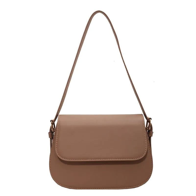 Celvera Tas Dames - Compacte Saddle Bag met Klepje en Schouderband | Klassiek
