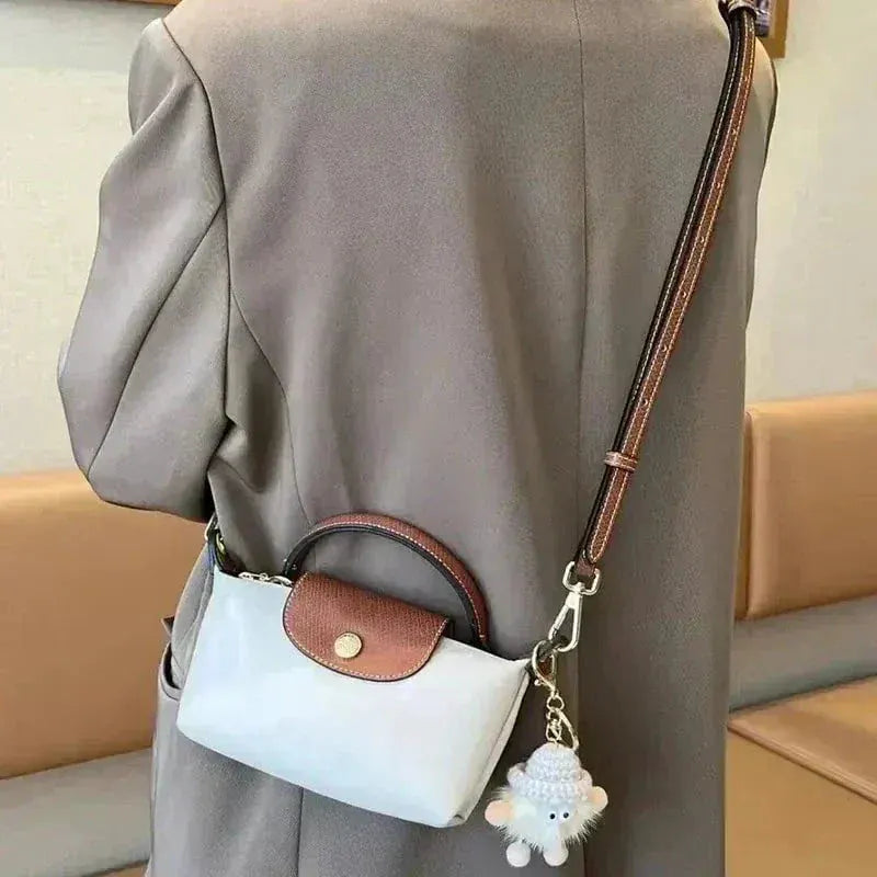 Celvera Tas Dames - Mini Crossbody met Tophandvat en Contrasterende Klep | Casual