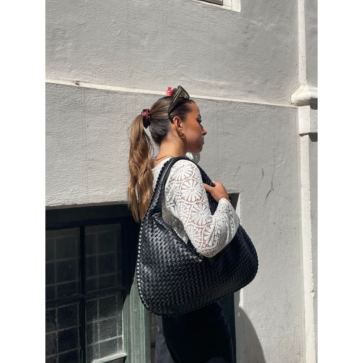 Celvera Tas Dames - Grote Gevlochten Hobo met Enkele Schouderriem | Casual