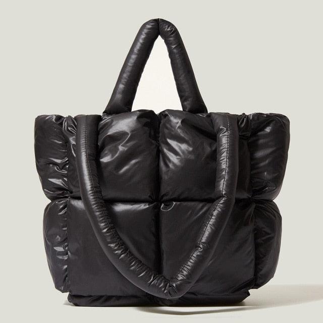 Celvera Tas Dames - Gewatteerde Tote met Gevuld Handvat en Puffer Panelen | Casual