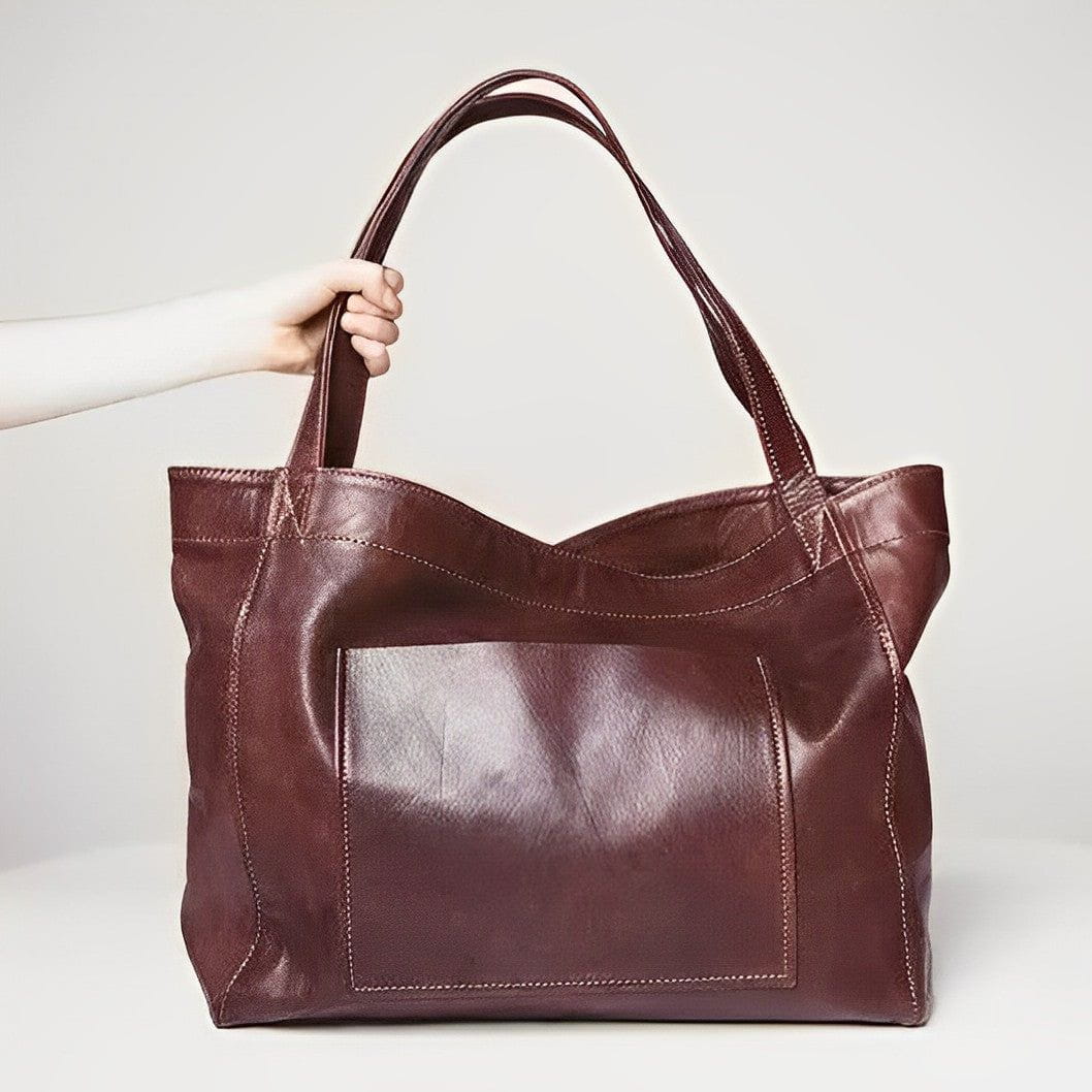 Celvera Tas Dames - Grote Shopper met Voorvak en Dubbele Schouderhengsels | Casual