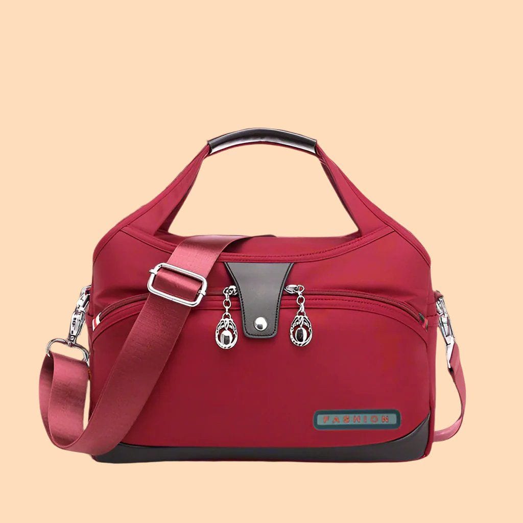 Celvera Tas Dames - Lichtgewicht Handtas met Decoratieve Hangers | Riem