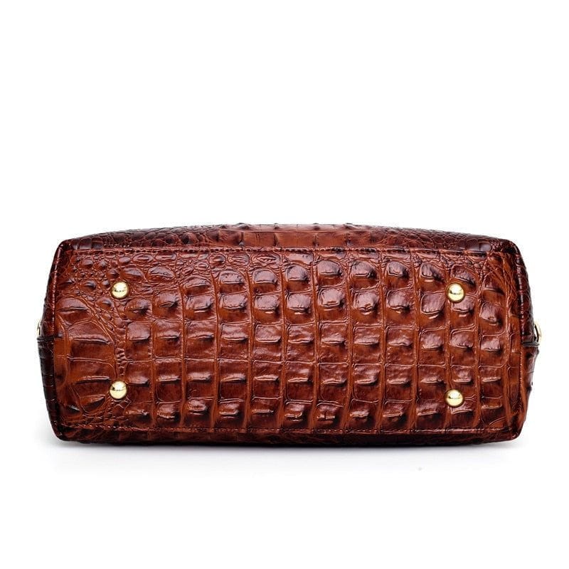 Celvera Tas Dames - Gestructureerde Handtas met Ronde Handvatten en Reliefpatroon | Chic