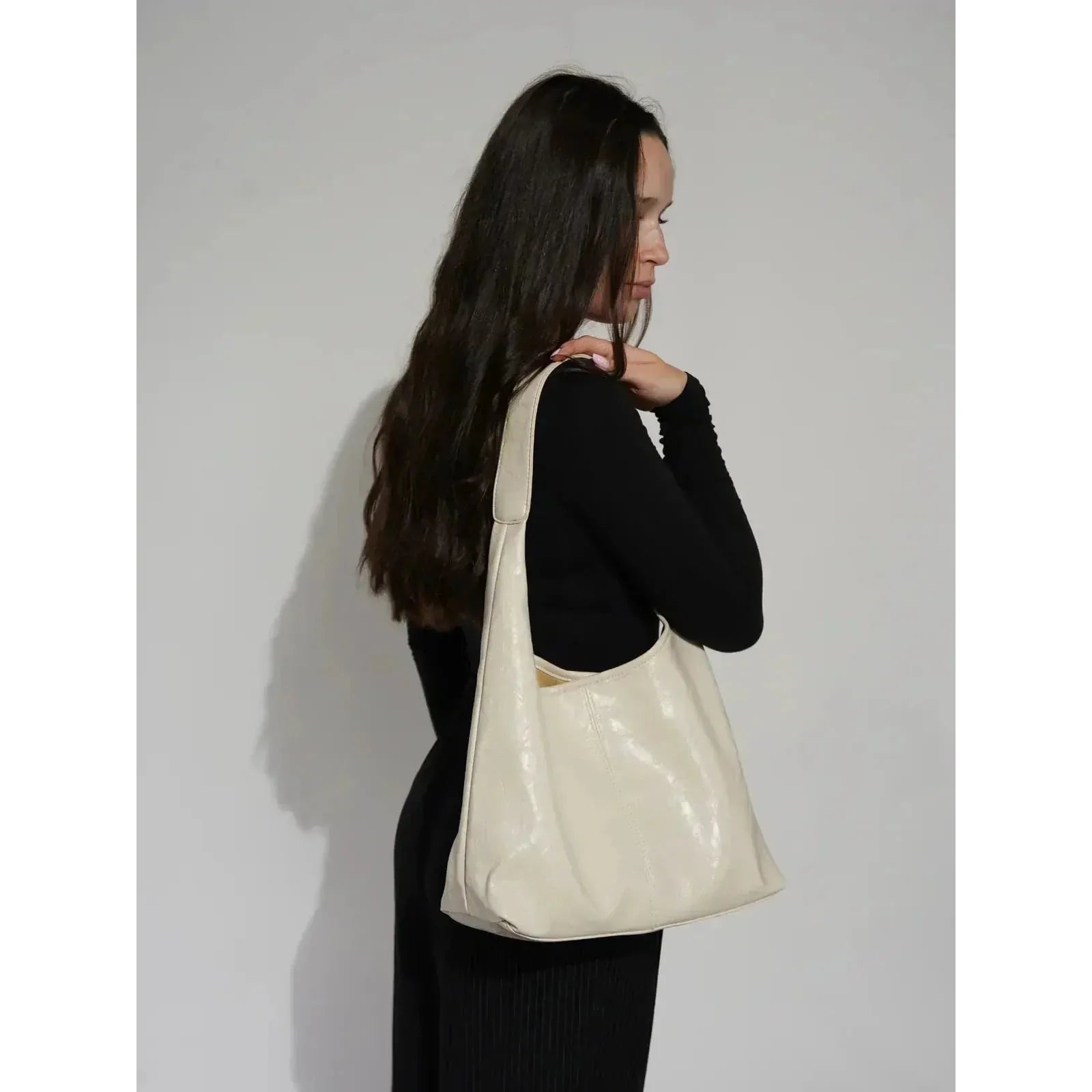 Celvera Tas Dames - Ruime Hobo met Open Top en Enkele Schouderband | Chique