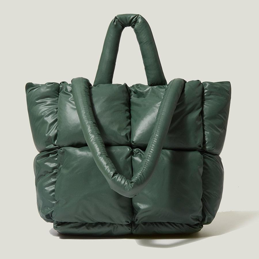 Celvera Tas Dames - Gewatteerde Tote met Gevuld Handvat en Puffer Panelen | Casual