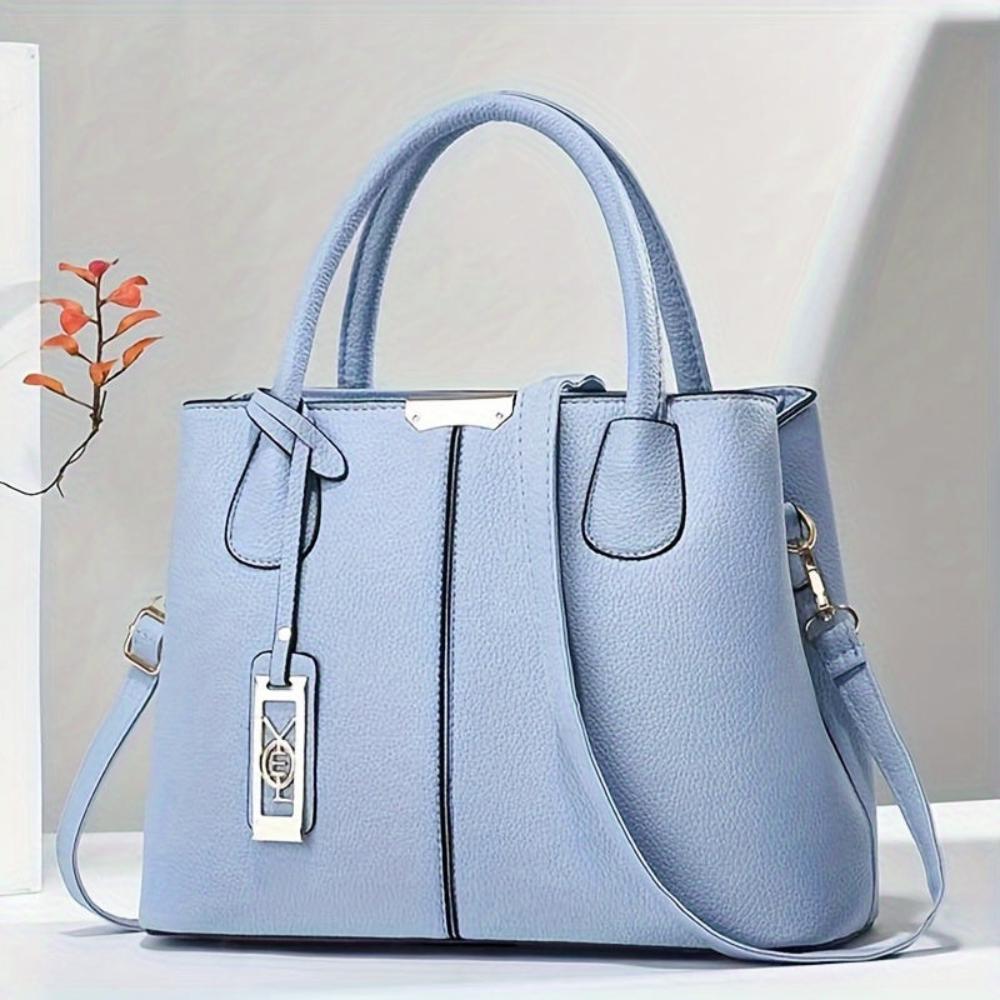 Celvera Tas Dames - Gestructureerde Handtas met Dubbel Handvat en Schouderriem | Chic