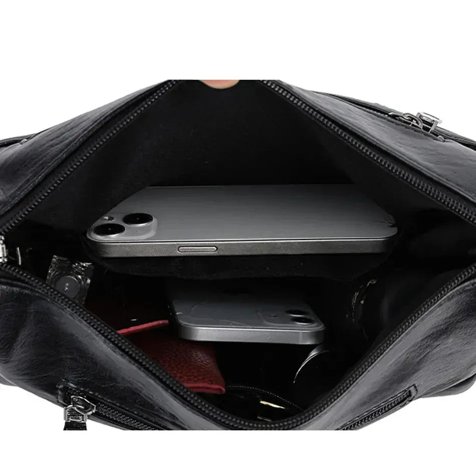 Celvera Moderne Crossbody Tas met Veel Vakken