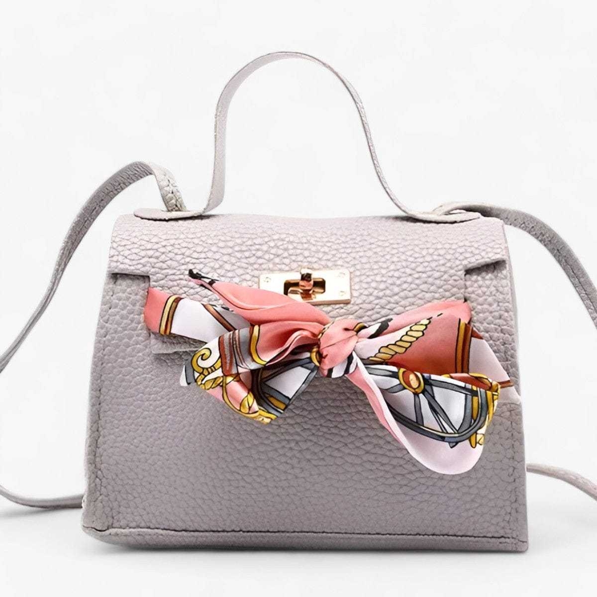 Celvera Tas Dames - Gestructureerd Model met Sjaaltje en Draaislot | Chic