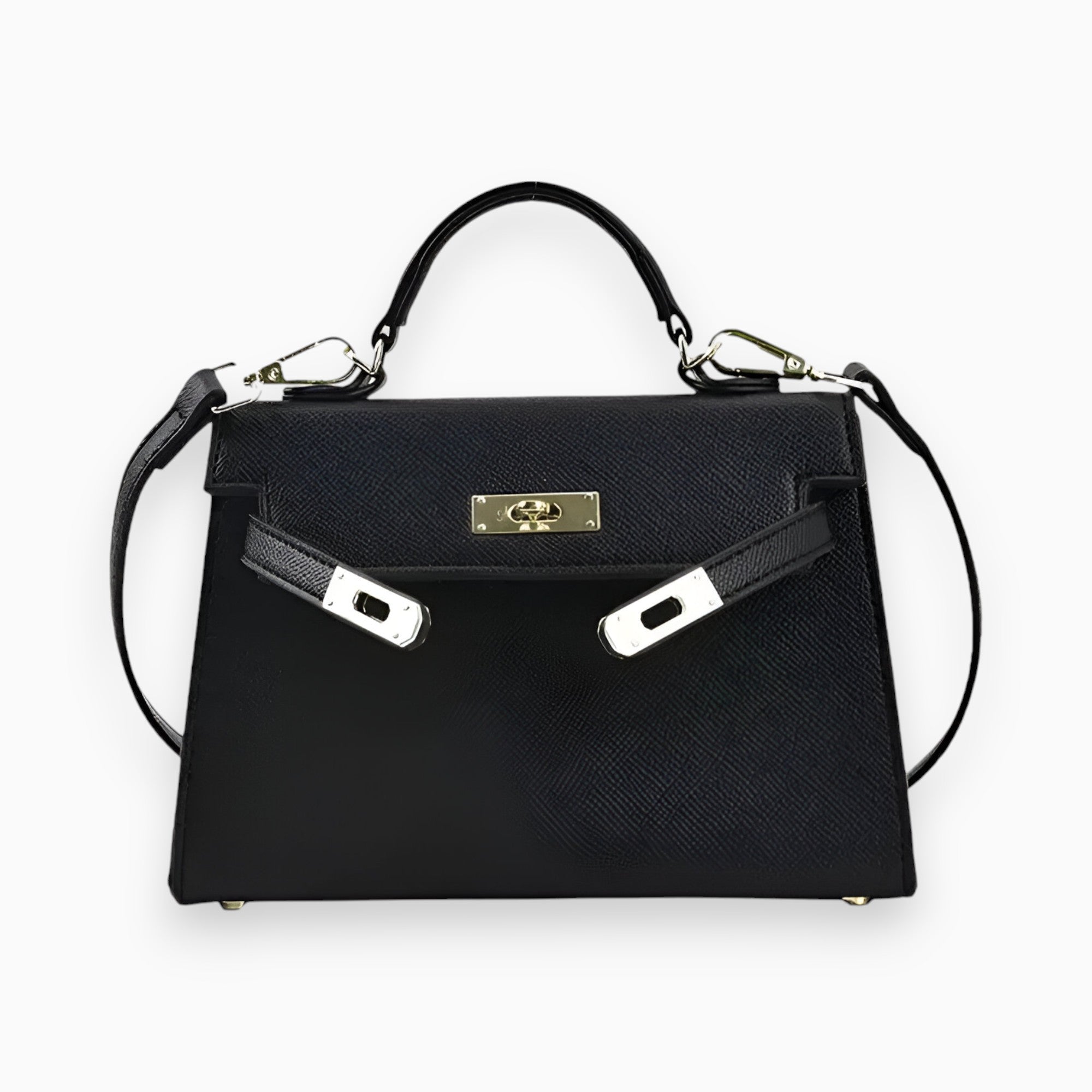 Tas Dames - Handtas met Gouden Sluiting | Chique