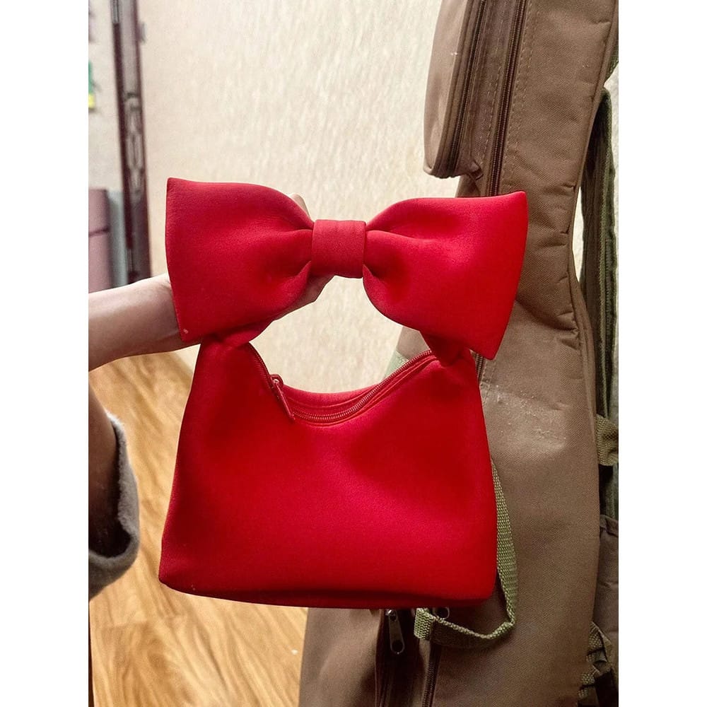 Celvera Avondtasje Dames - Mini Handtas met Oversized Strik | Feest