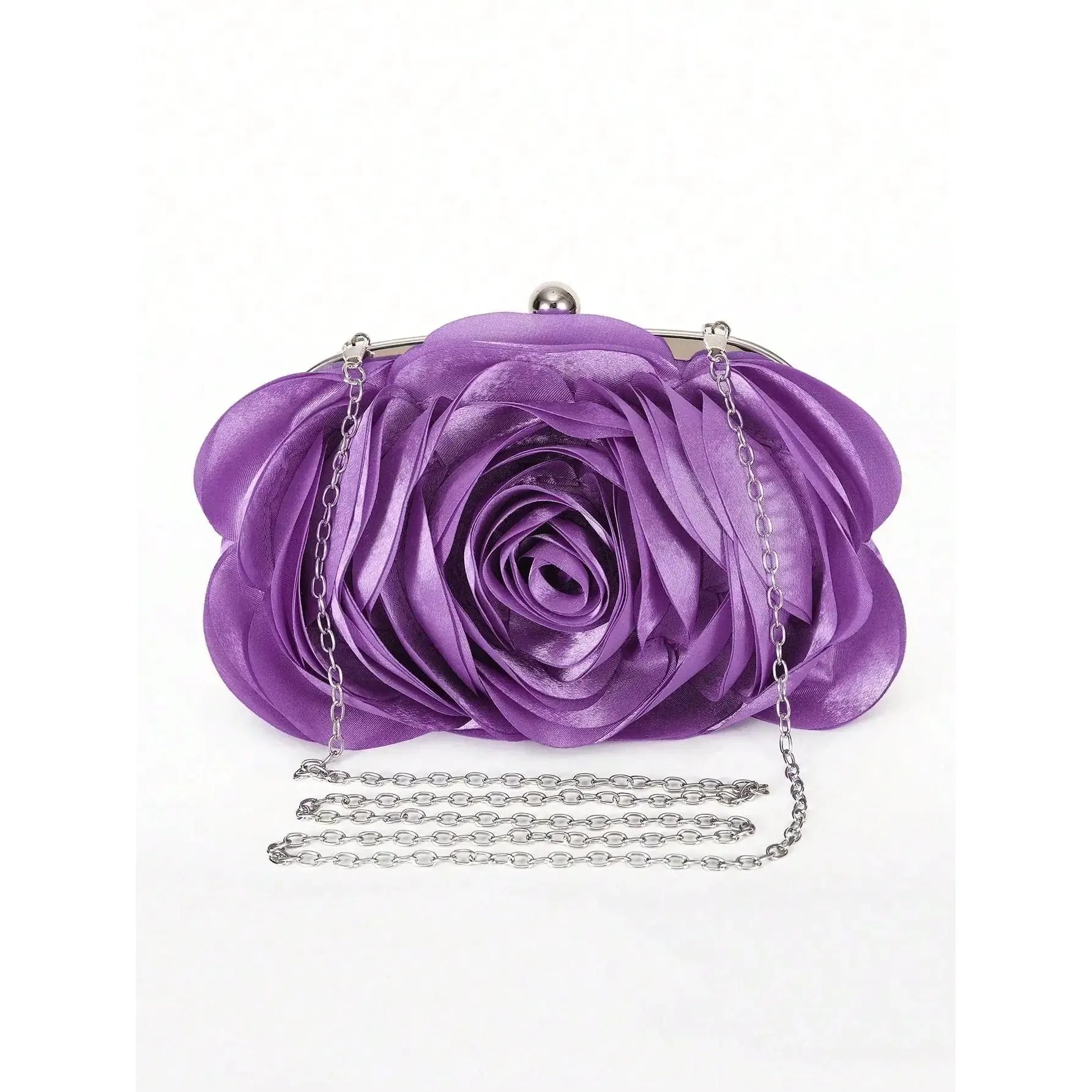 Celvera Tas Dames - Avondtasje met Bloem en Ketting | Elegant