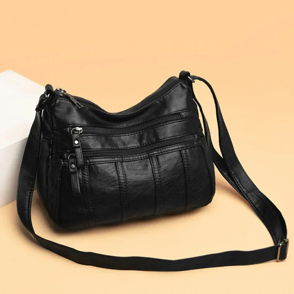 Celvera Dames crossbody tas van zacht leer – lichtgewicht en stijlvol