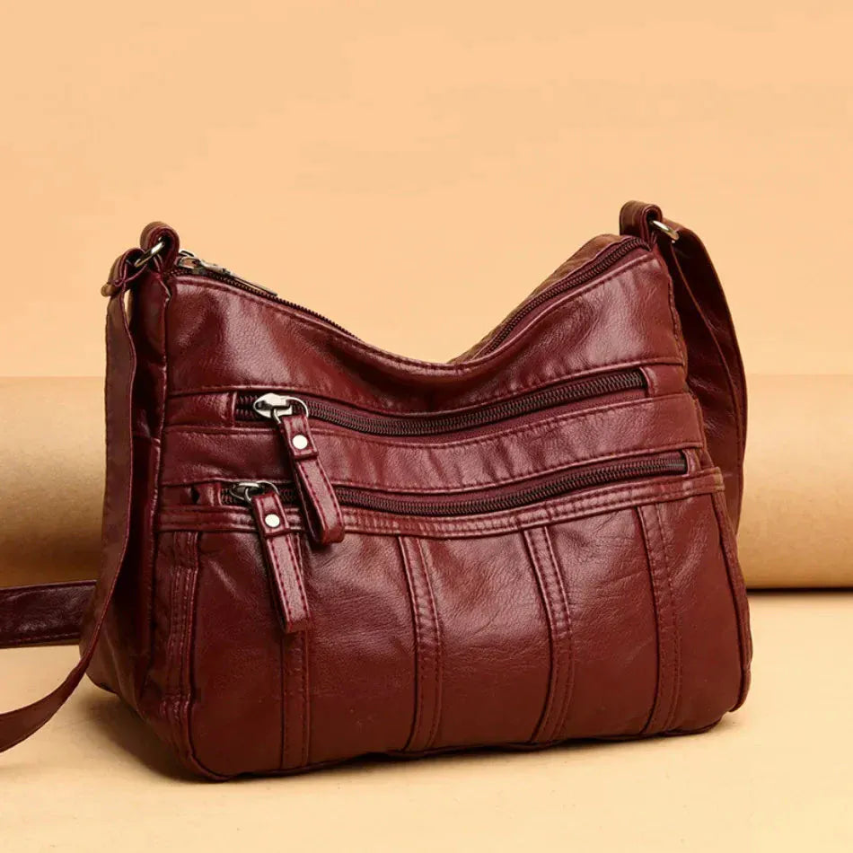 Celvera Dames crossbody tas van zacht leer – lichtgewicht en stijlvol