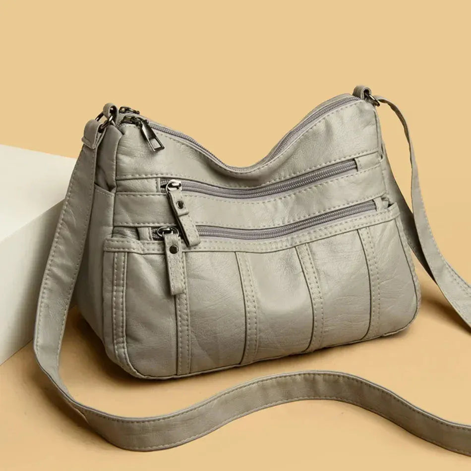 Celvera Dames crossbody tas van zacht leer – lichtgewicht en stijlvol