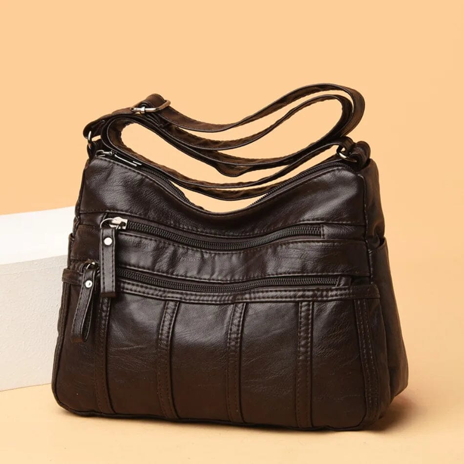Celvera Dames crossbody tas van zacht leer – lichtgewicht en stijlvol