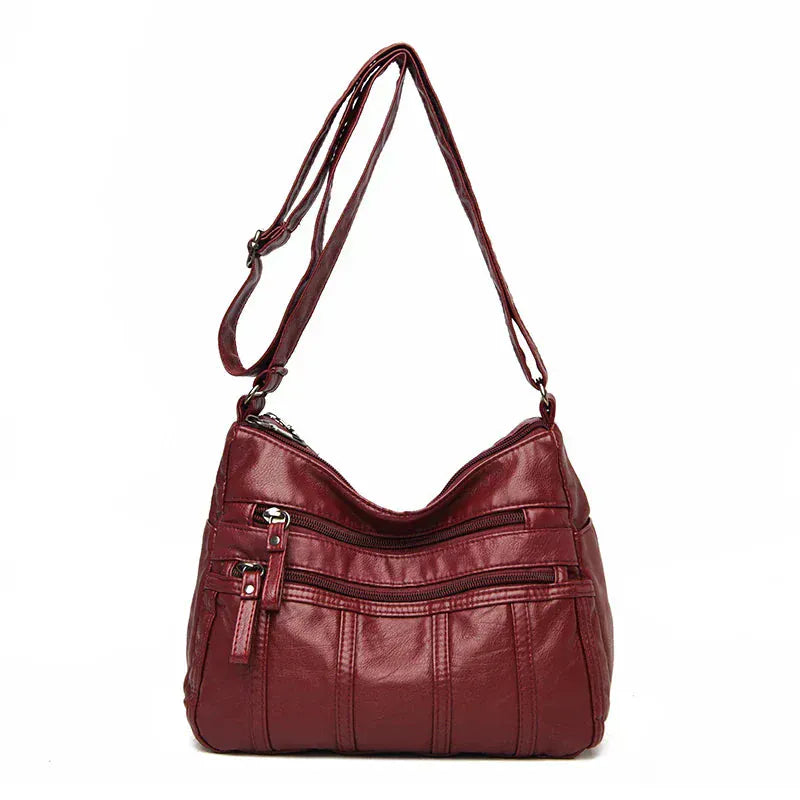 Celvera Dames crossbody tas van zacht leer – lichtgewicht en stijlvol