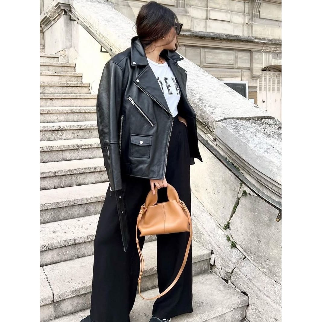 Celvera Tas Dames - Architecturale Tote met Dubbele Hengsels en Soepele Bodem | Elegant