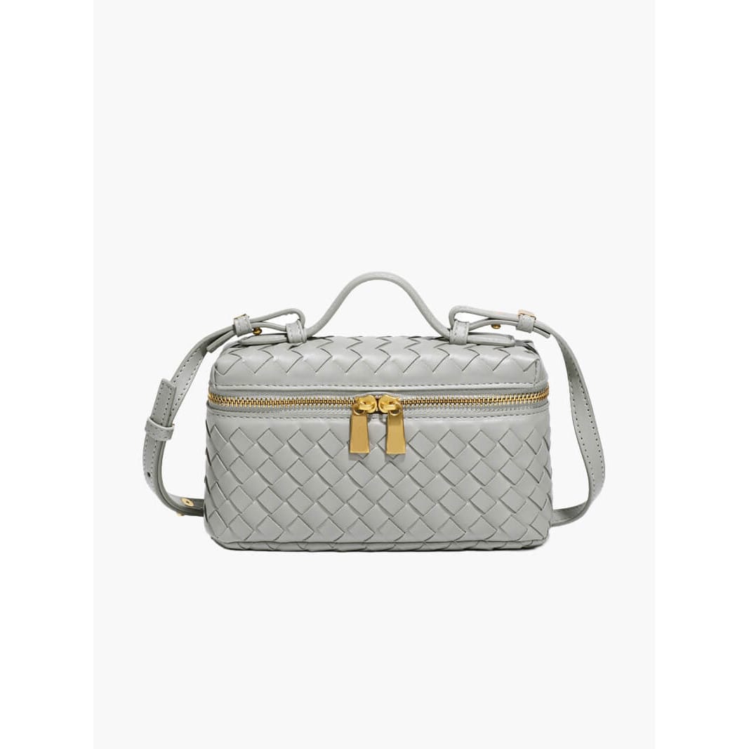 Celvera Luxe Gevlochten Handtas – Compacte Dames Tas voor Avond en Dag