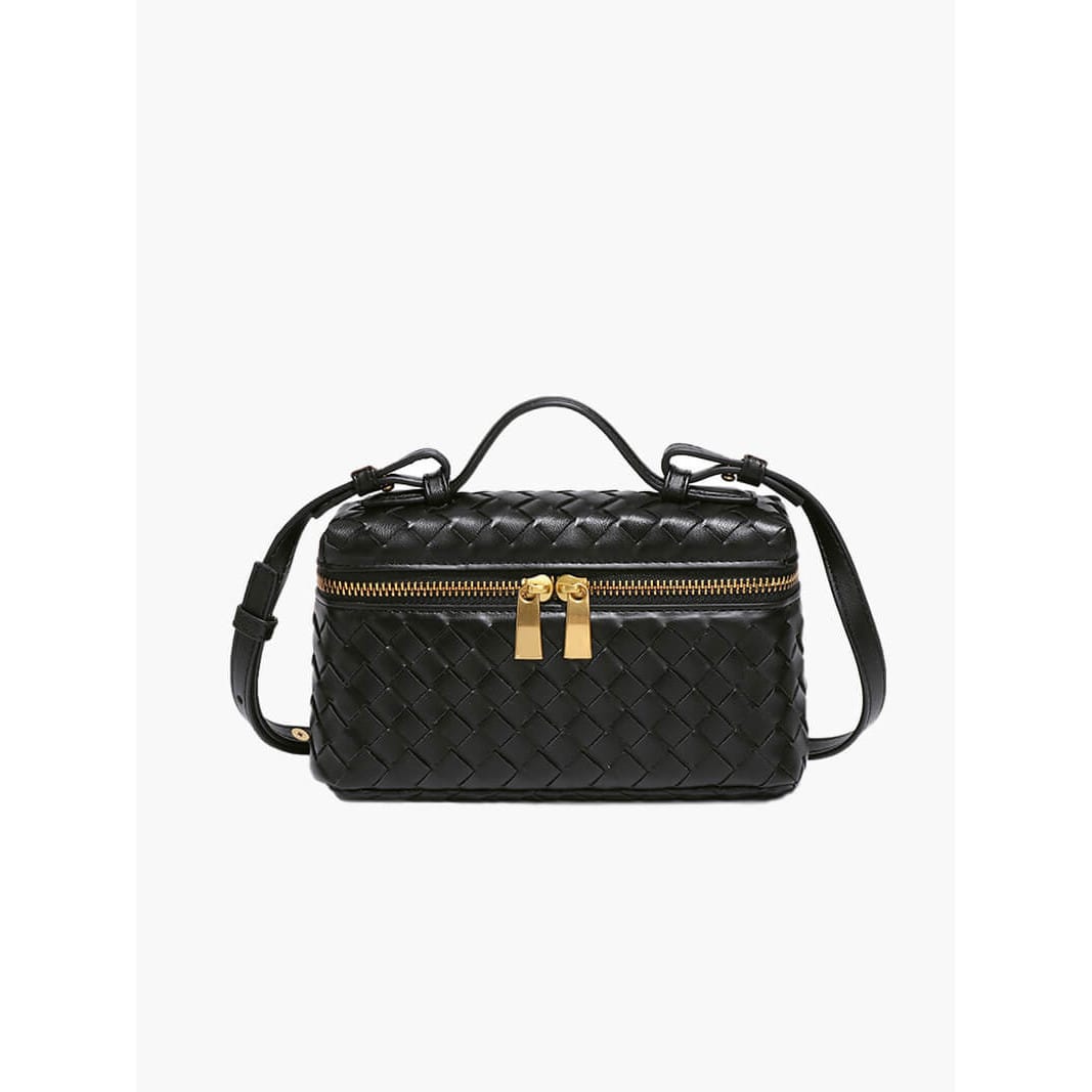 Celvera Luxe Gevlochten Handtas – Compacte Dames Tas voor Avond en Dag