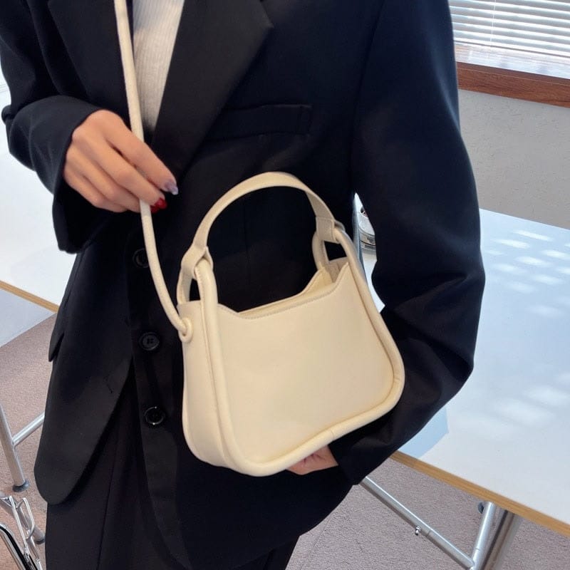 Celvera Tas Dames - Klein Halvemaanvormig Model met Knoopdetail | Casual